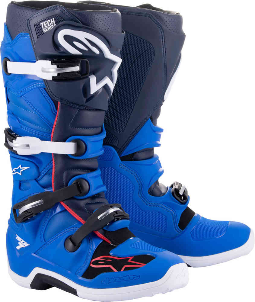 ALPINESTARS BOOT TECH7 BLUE/RED/NAVY