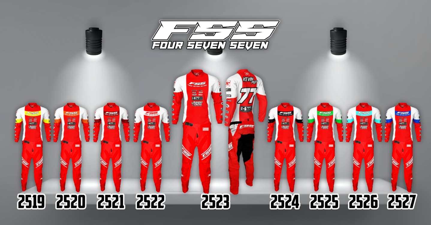 2025 Four Seven Seven Personalized Gear Set - Red