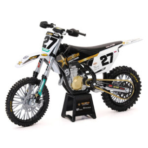 Miniature Moto Rockstar Husqvarna Team Bike (Malcolm Stewart)1:12