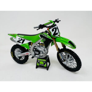 Miniature Moto Kawasaki Race Team Bike (Jason Anderson) 1:12