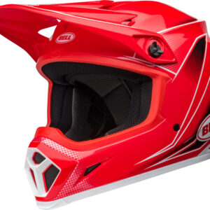 BELL MX-9 Mips Helmet- Zone Gloss Red