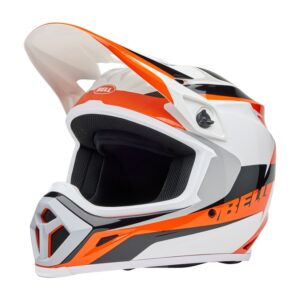 BELL MX-9 Mips Helmet- Rift Gloss Orange/White