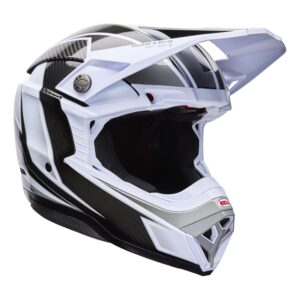 BELL Moto-10 Spherical Helmet - Grid White/Black/Grey