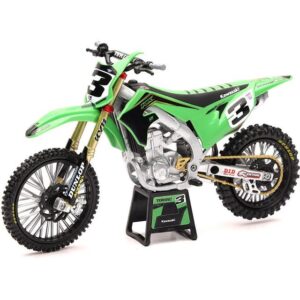 Miniature Moto Kawasaki 450 KXF E.TOMAC 1/12