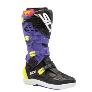 Sidi Boots CROSSFIRE 3 SRS VIOLET BLACK FLUO YELLOW
